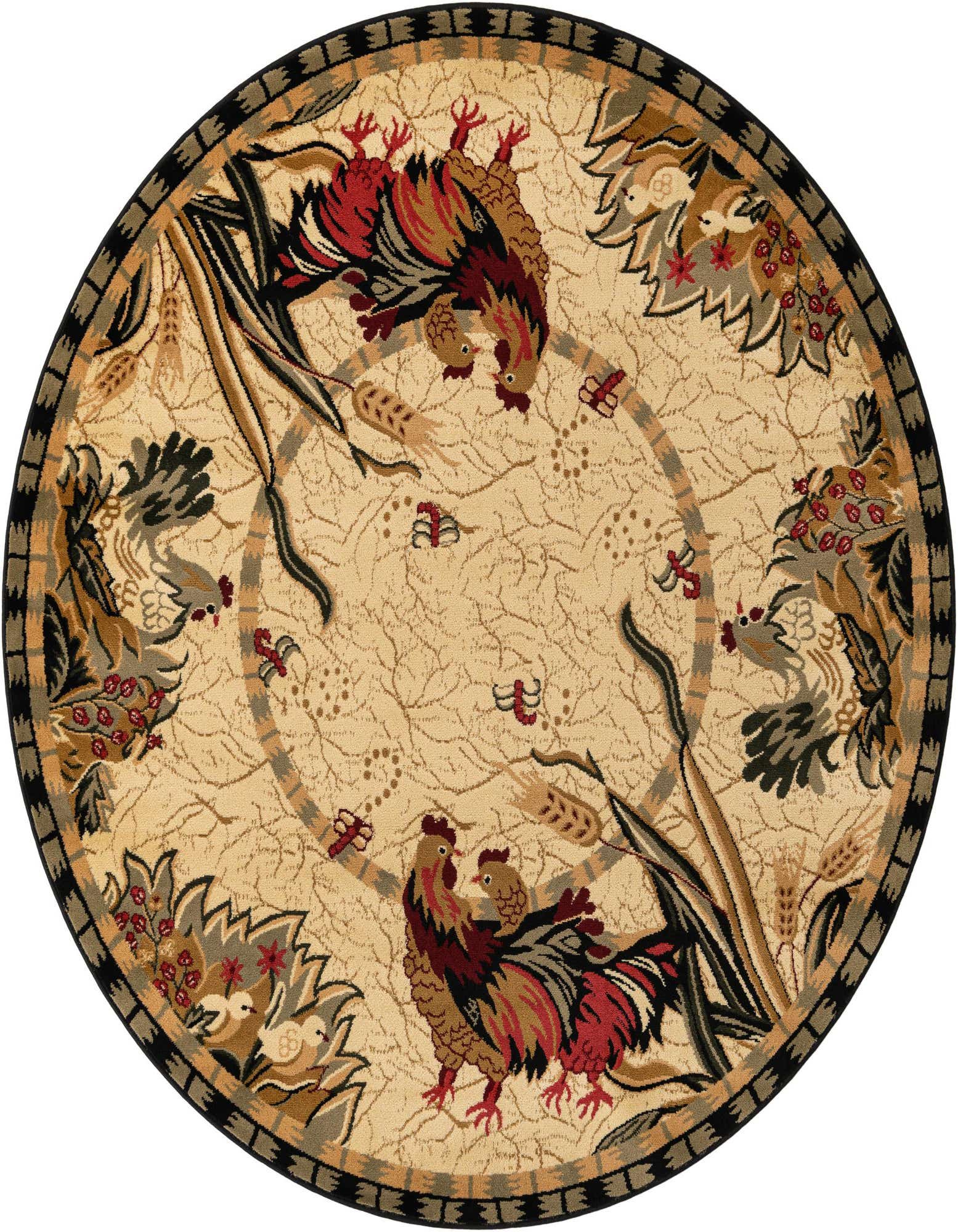 Primary image  7' x 7' Pastoral Round Rug