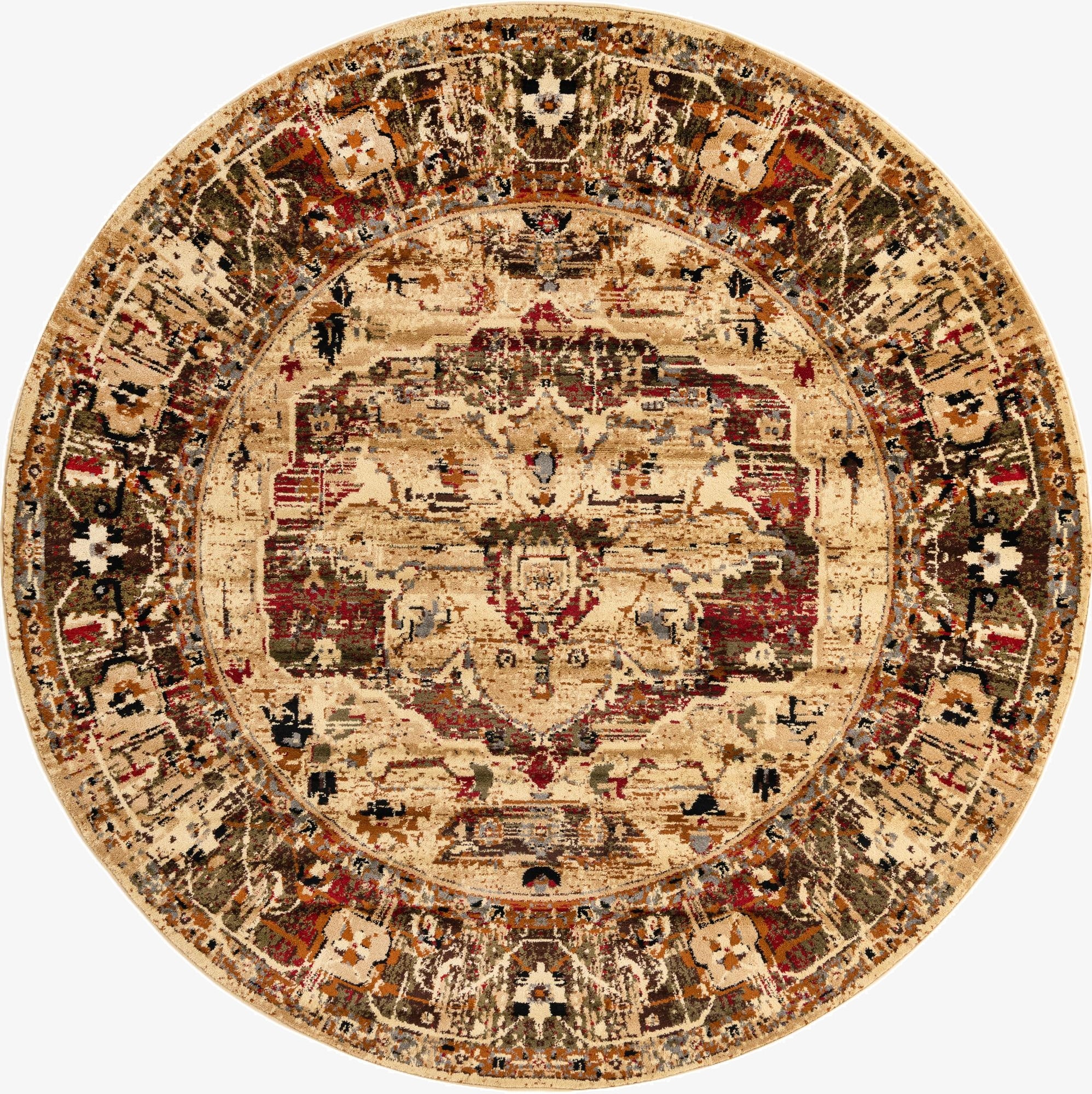  7' x 7' Saturn Round Rug