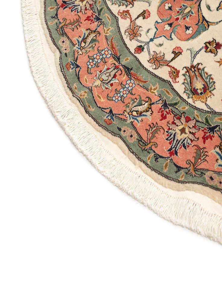 Detail image of  4' 11 x 4' 11 Tabriz Round Rug