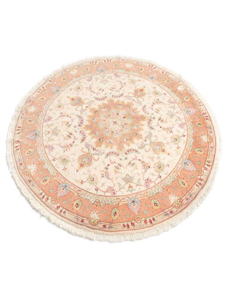 Detail image of  4' 11 x 4' 11 Tabriz Round Rug