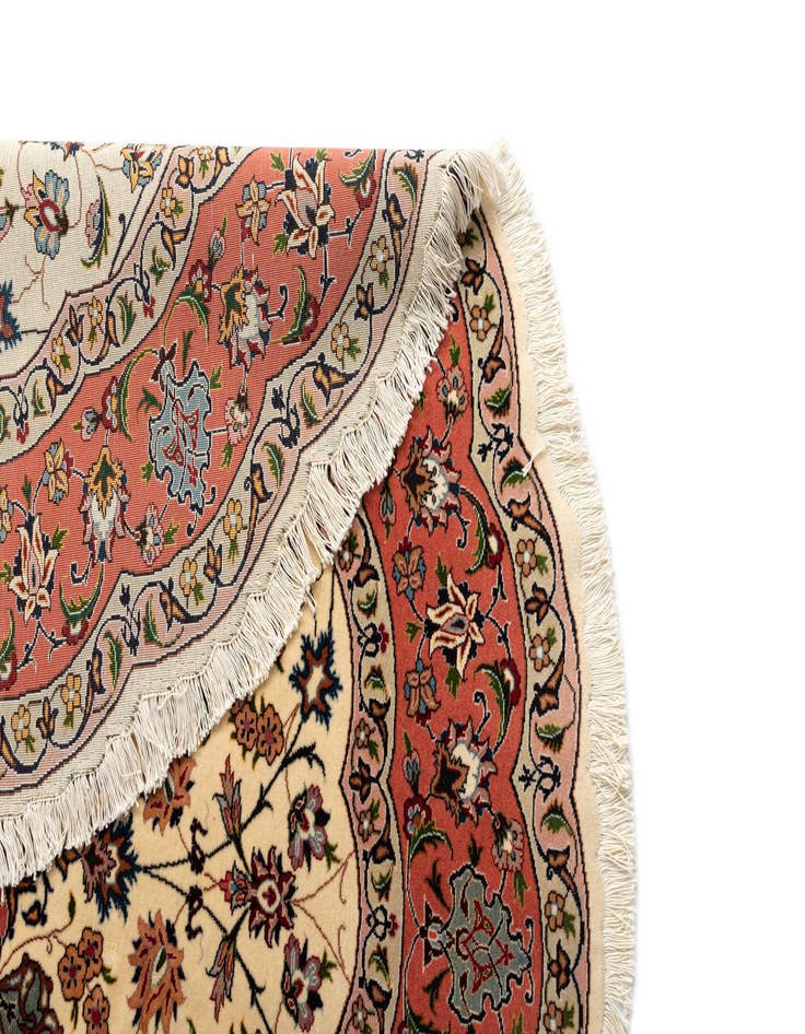 Detail image of  6' 7 x 6' 7 Tabriz Round Rug