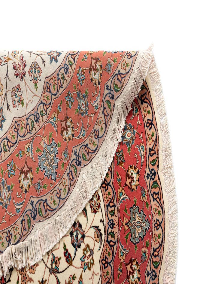 Detail image of  6' 7 x 6' 7 Tabriz Round Rug