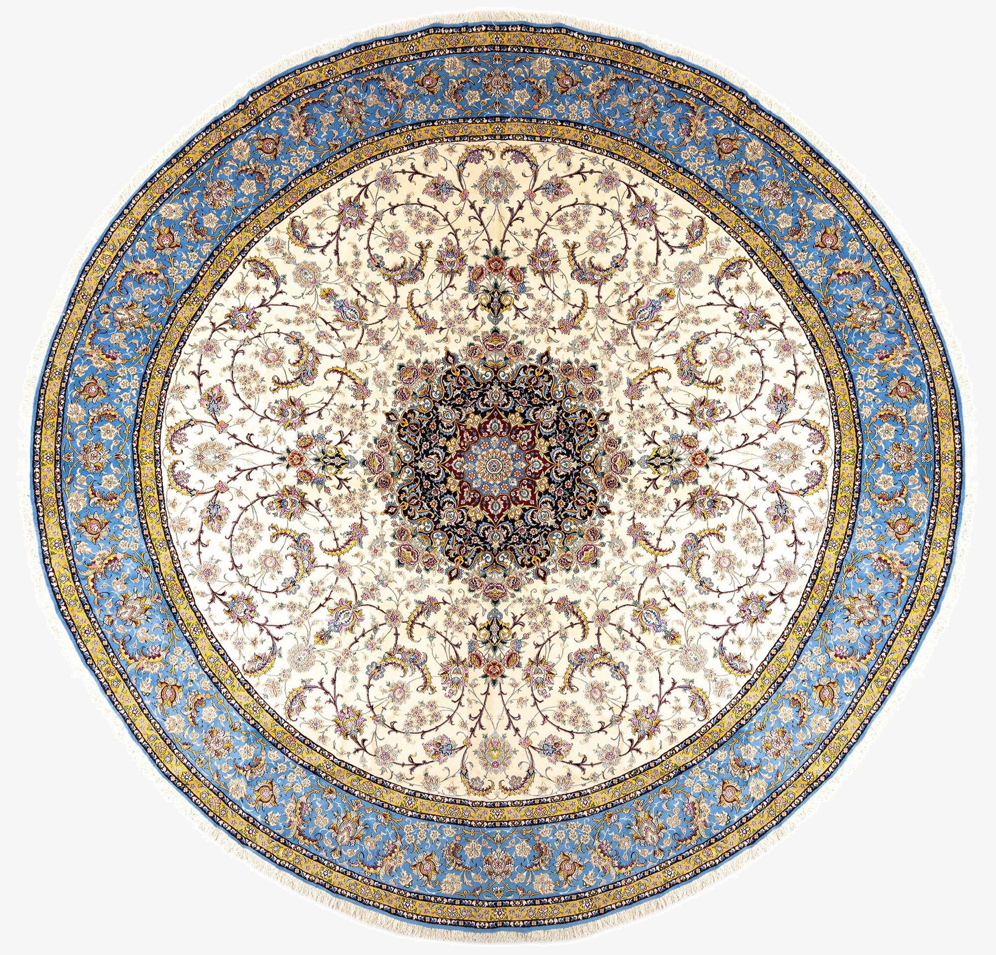  19' 6 x 19' 6 Tabriz Round Rug
