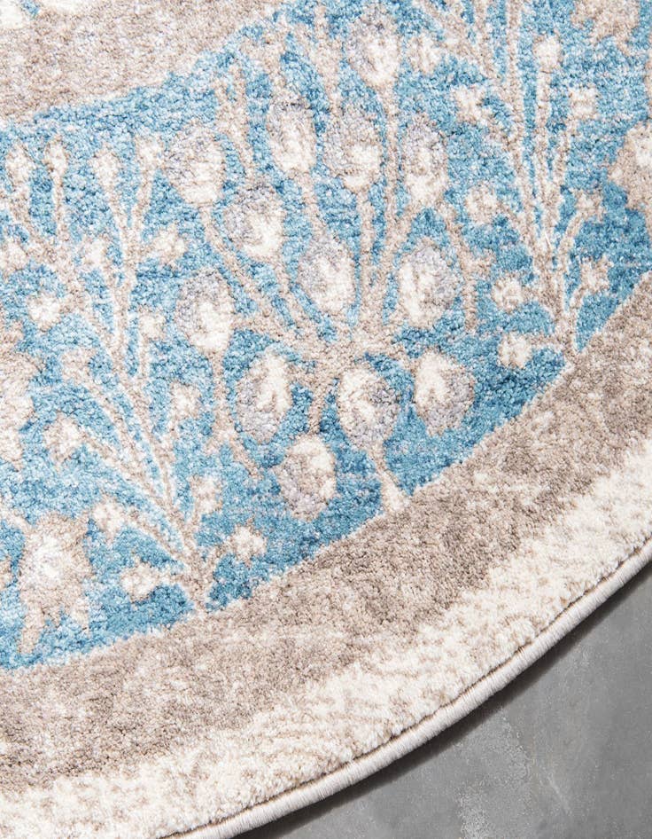 Detail image of  7' 3 x 7' 3 Viola Round Rug