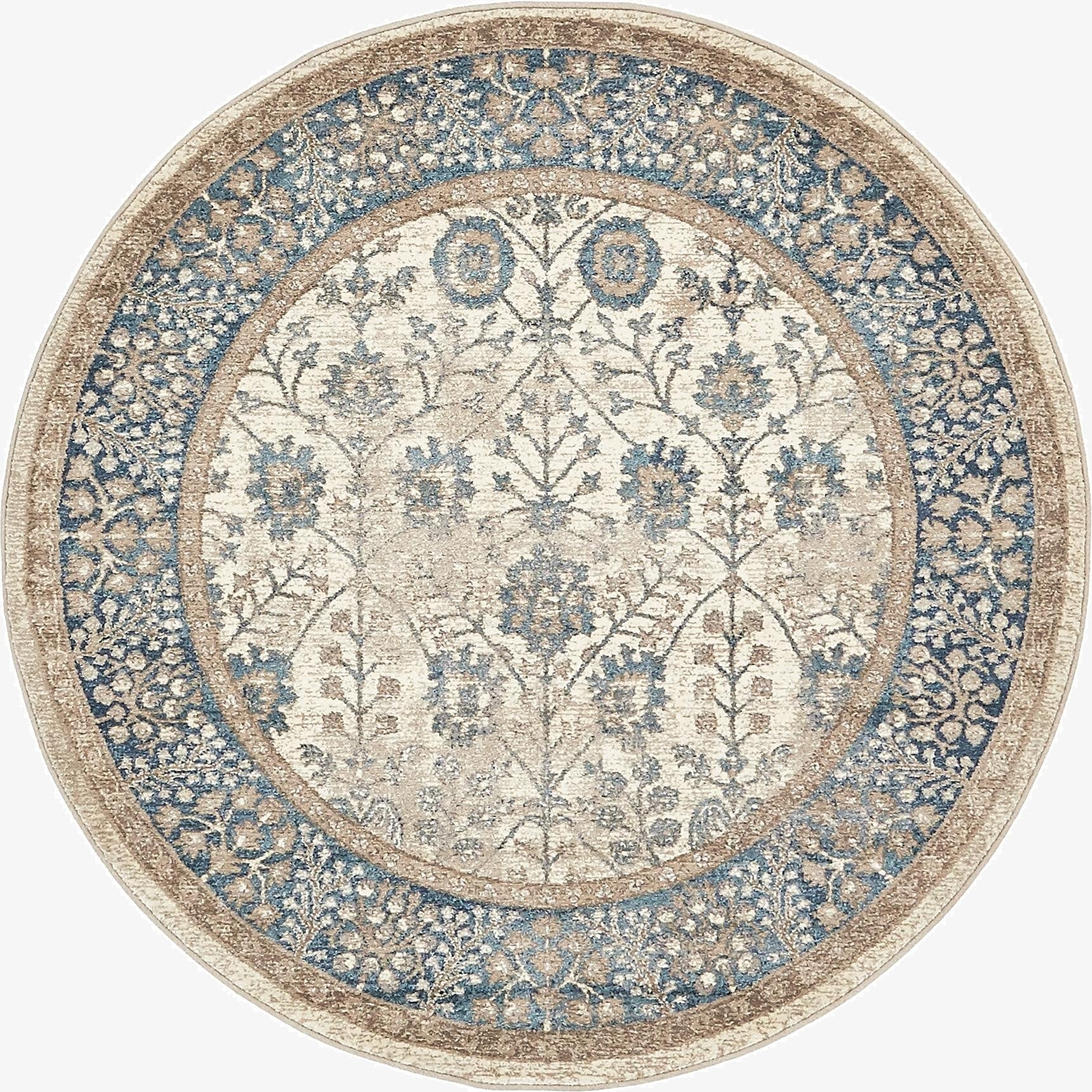  5' x 5' Viola Round Rug