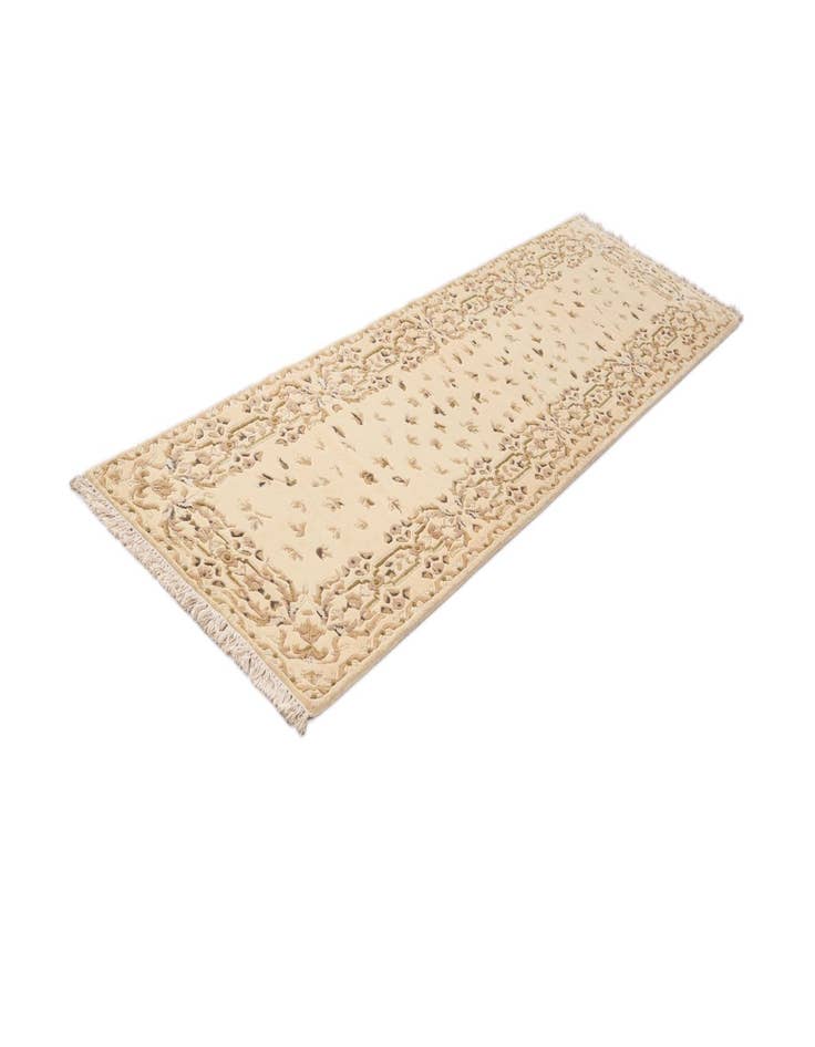 Detail image of  2' 8 x 9' 9  Hand Knotted Darya Wool Runner Rug