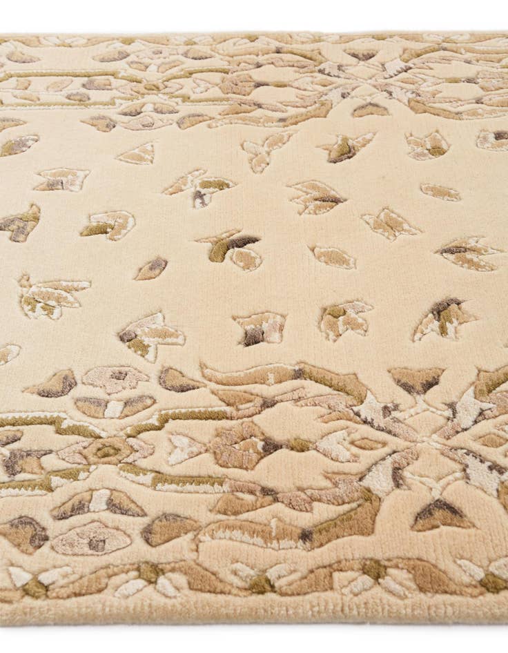 Detail image of  2' 8 x 9' 9  Hand Knotted Darya Wool Runner Rug