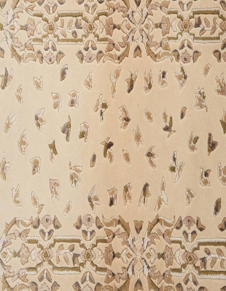 Detail image of  2' 8 x 9' 9  Hand Knotted Darya Wool Runner Rug