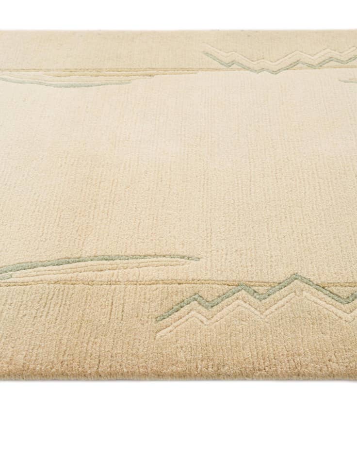 Detail image of  2' 7 x 9' 10  Hand Knotted Darya Wool Runner Rug