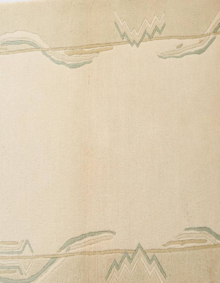 Detail image of  2' 7 x 9' 10  Hand Knotted Darya Wool Runner Rug