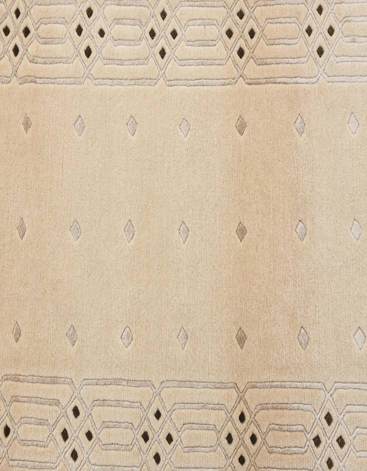 Detail image of  2' 8 x 9' 8  Hand Knotted Darya Wool Runner Rug