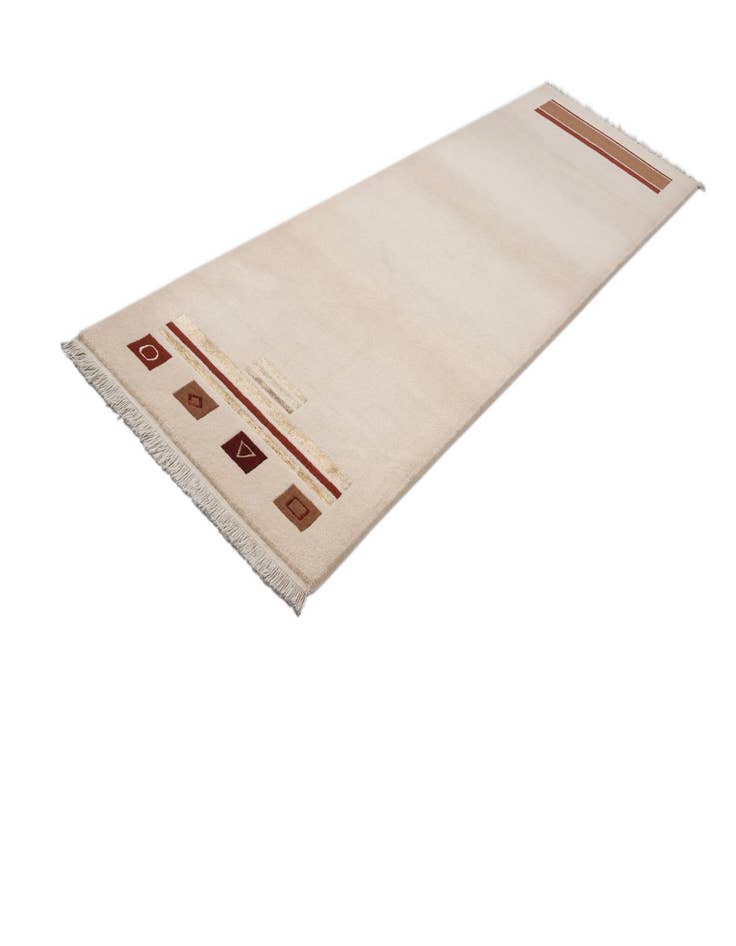 Detail image of  2' 9 x 9' 10  Hand Knotted Darya Wool Runner Rug