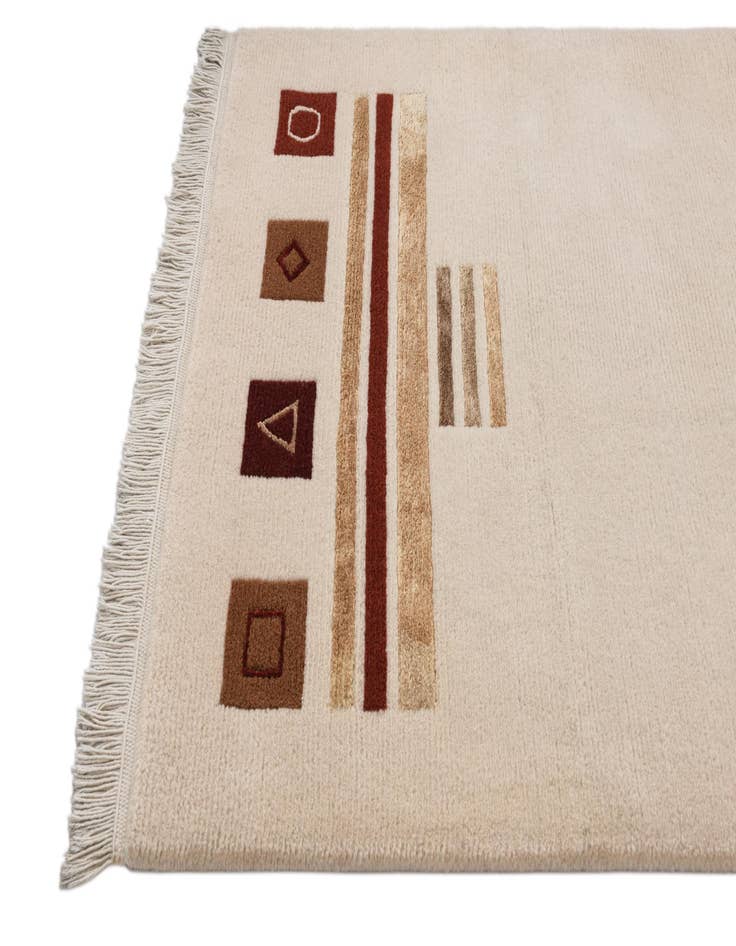 Detail image of  2' 9 x 9' 10  Hand Knotted Darya Wool Runner Rug