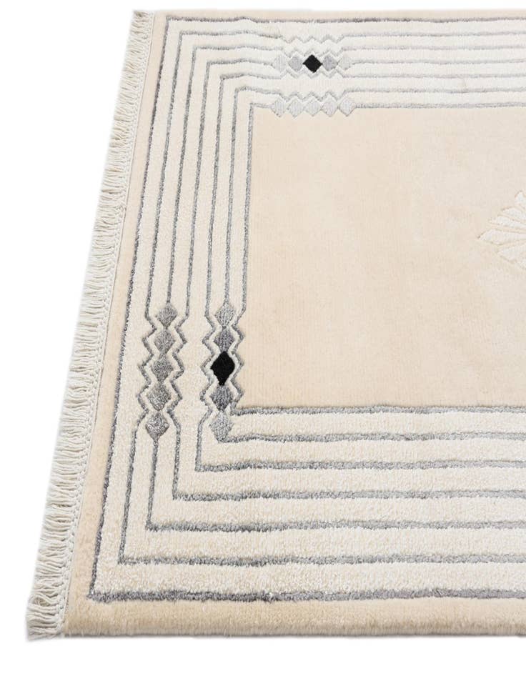 Detail image of  2' 7 x 13'  Hand Knotted Darya Wool Runner Rug