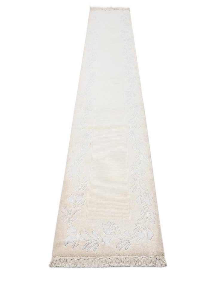 Detail image of  2' 9 x 12' 11  Hand Knotted Darya Wool Runner Rug