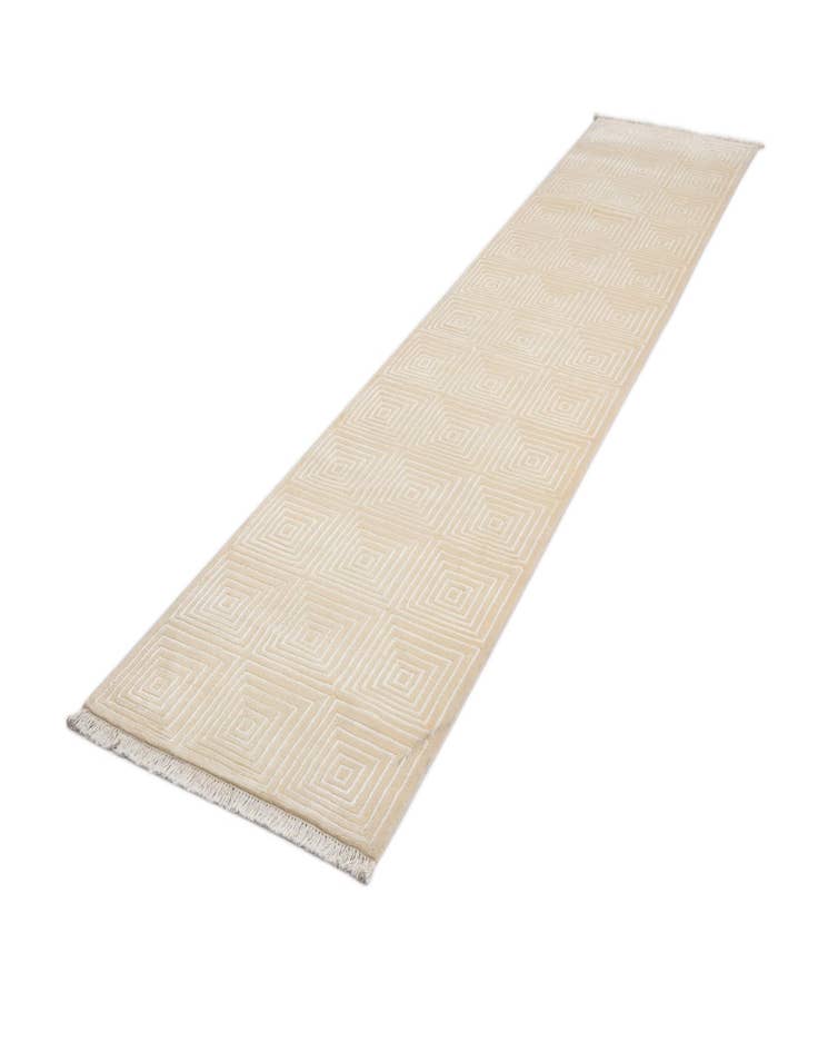 Detail image of  2' 8 x 12' 8  Hand Knotted Darya Wool Runner Rug