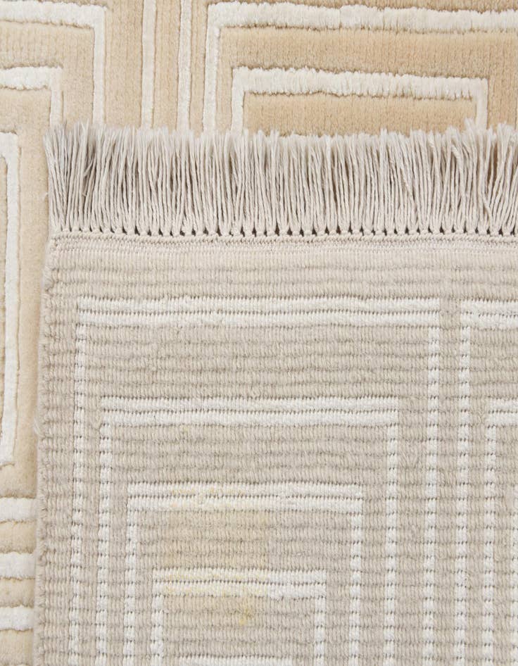 Detail image of  2' 8 x 12' 8  Hand Knotted Darya Wool Runner Rug