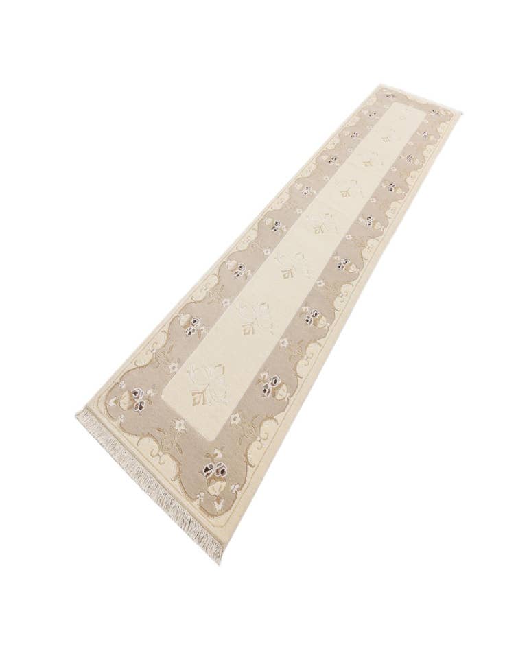 Detail image of  2' 10 x 12' 10  Hand Knotted Darya Wool Runner Rug