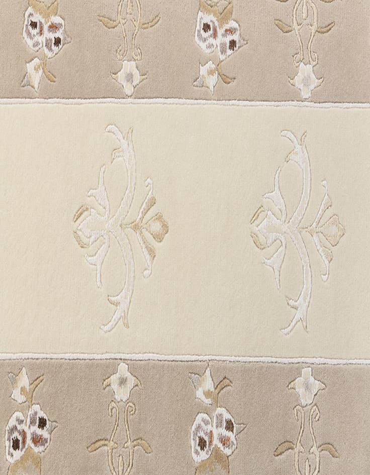 Detail image of  2' 10 x 12' 10  Hand Knotted Darya Wool Runner Rug