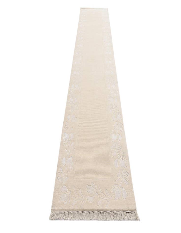 Detail image of  2' 11 x 13' 1  Hand Knotted Darya Wool Runner Rug