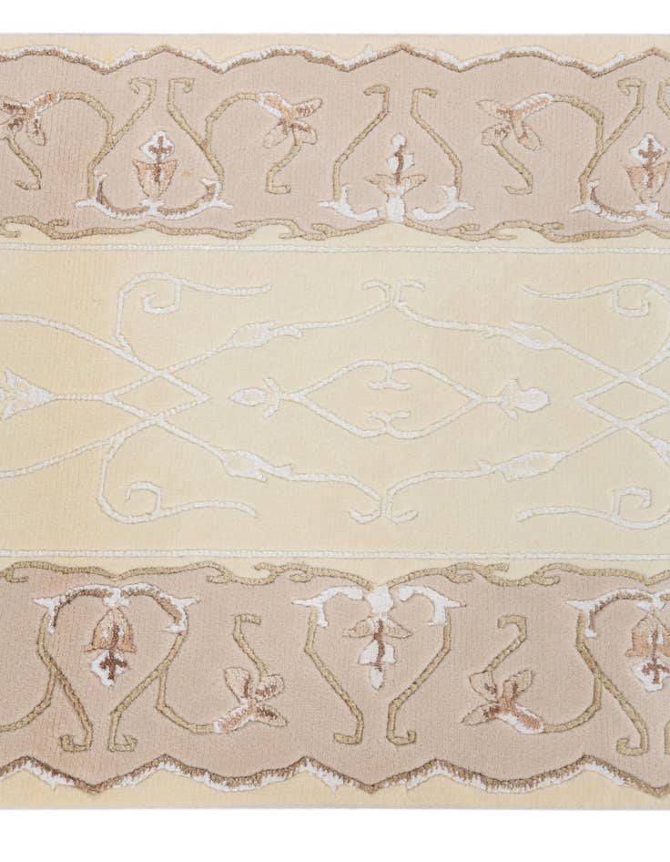 Detail image of  2' 8 x 6' 5  Hand Knotted Darya Wool Runner Rug