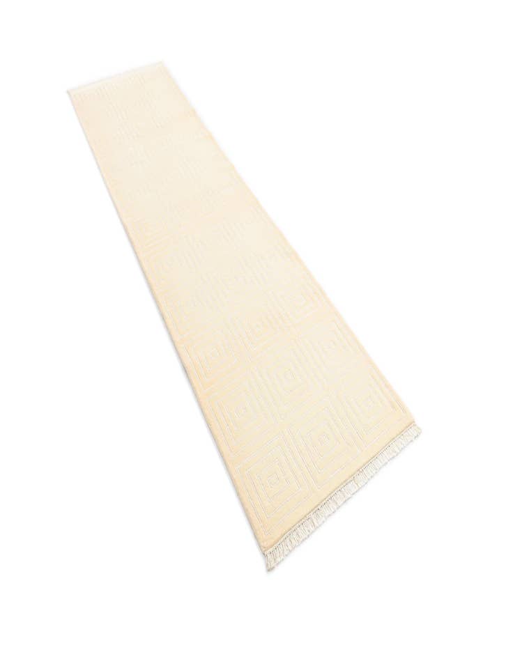 Detail image of  2' 9 x 10'  Hand Knotted Darya Wool Runner Rug