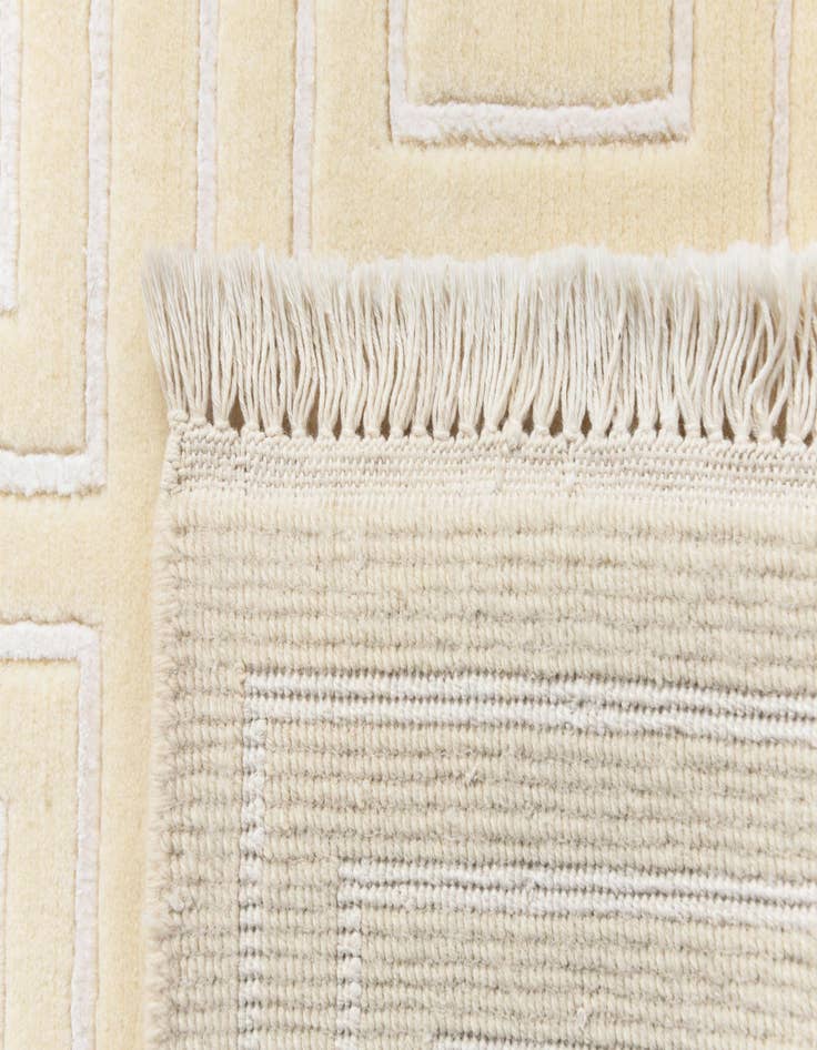 Detail image of  2' 9 x 10'  Hand Knotted Darya Wool Runner Rug