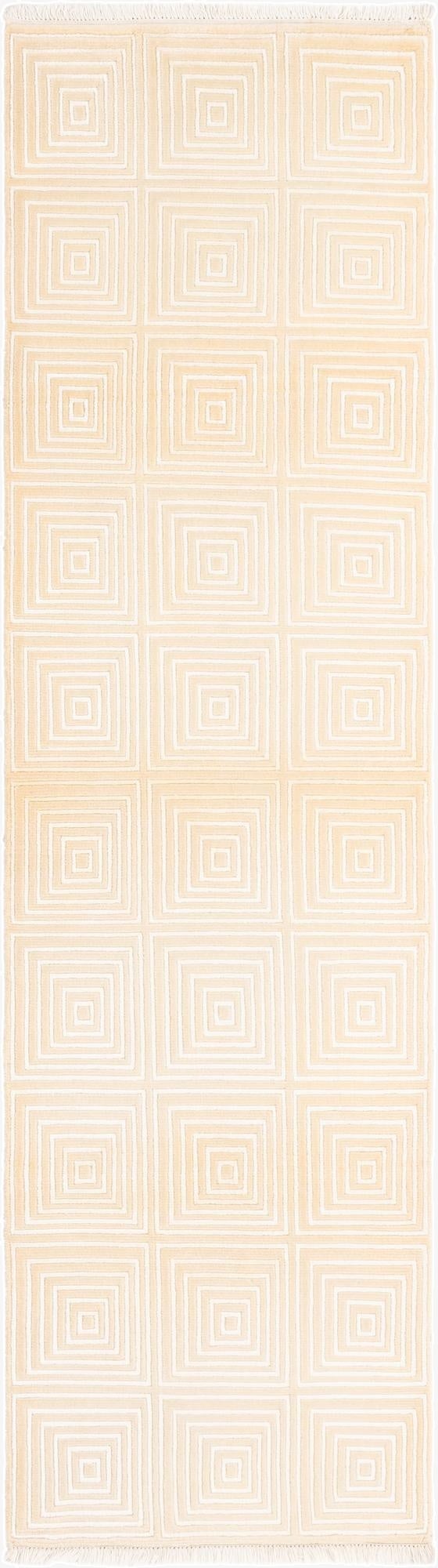  2' 7 x 9' 7  Hand Knotted Darya Wool Runner Rug