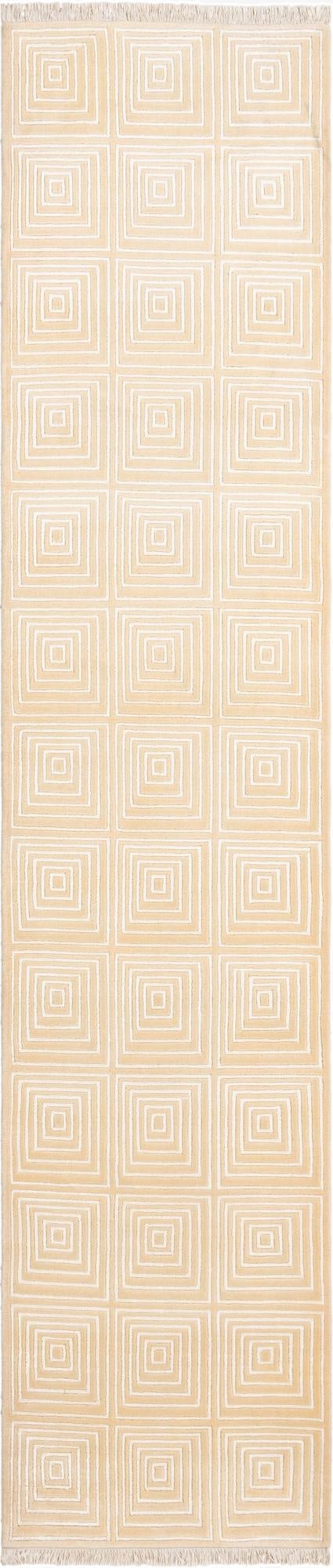  2' 8 x 12' 8  Hand Knotted Darya Wool Runner Rug