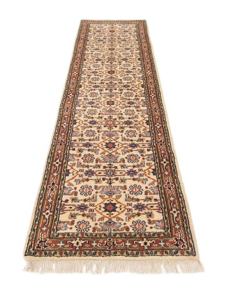 Detail image of  3' x 10' 10  Hand Knotted Farahan Wool Runner Rug