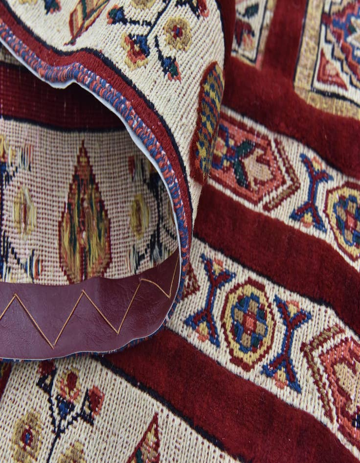 Detail image of 2' 9 x 6' 9 Hand Knotted Ghoochan Persian Wool Runner Rug