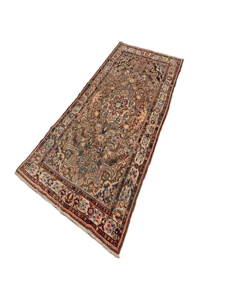 Detail image of  5' 1 x 9' 8 Hamedan Wool Runner Rug