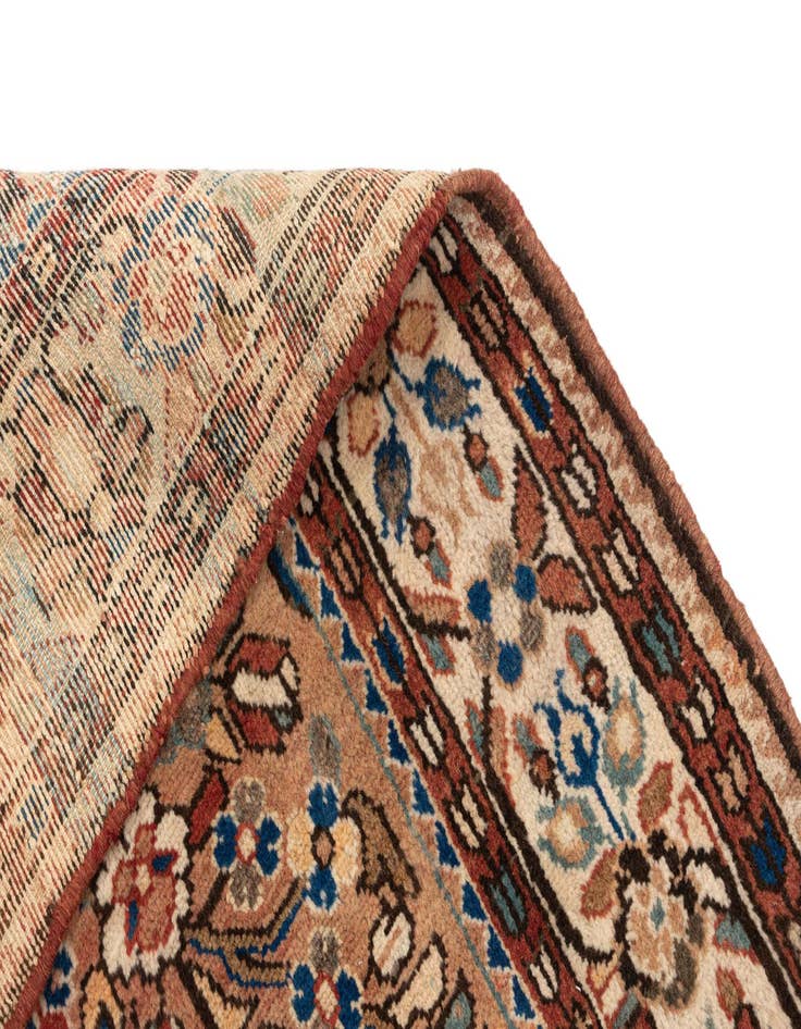 Detail image of  5' 1 x 9' 8 Hamedan Wool Runner Rug