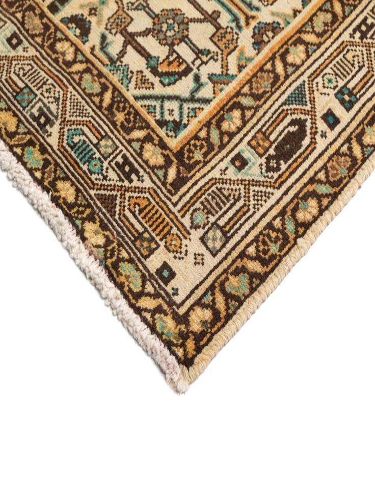 Detail image of  4' x 10' 2 Hamedan Wool Runner Rug