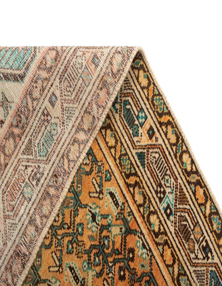 Detail image of  4' x 10' 2 Hamedan Wool Runner Rug