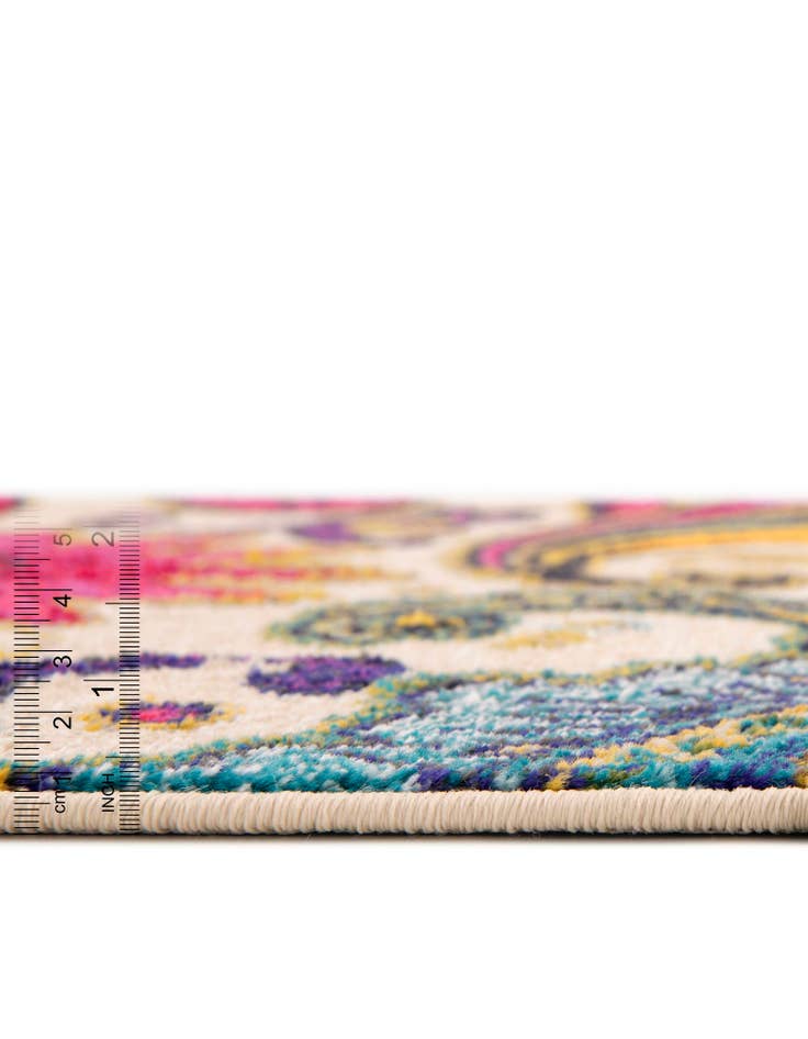 Detail image of  2' 2 x 6' 9  Washable Hyacinth Runner Rug