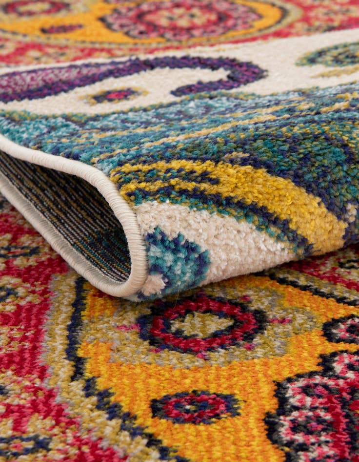 Detail image of  2' 2 x 6' 9  Washable Hyacinth Runner Rug