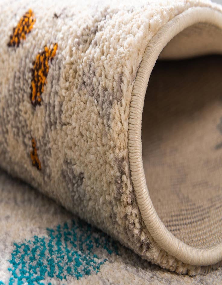 Detail image of 2' 7 x 10' Washable Hyacinth Runner Rug