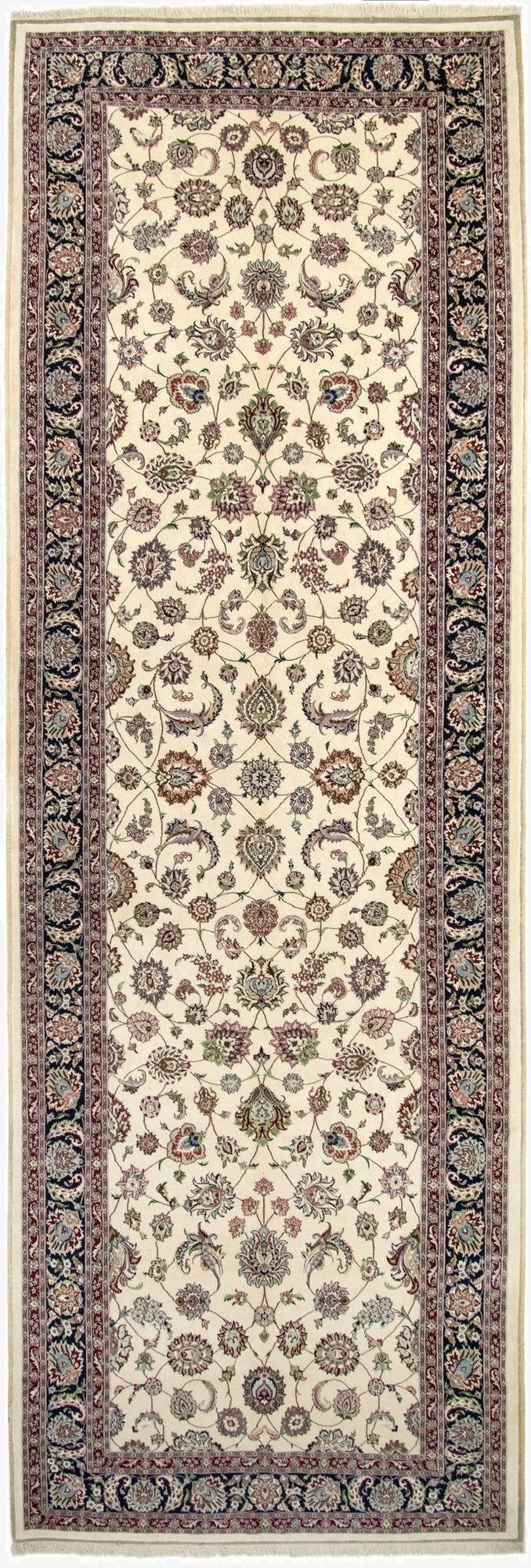  6' 10 x 20' 1  Hand Knotted Isfahan Persian Runner Rug