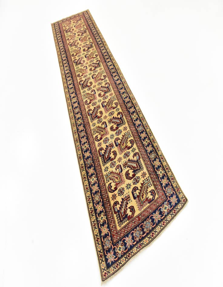 Detail image of  2' 9 x 9' 8  Hand Knotted Kazak Oriental Runner Rug