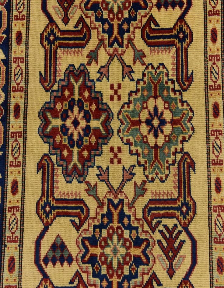 Detail image of  2' 9 x 9' 3  Hand Knotted Kazak Runner Rug