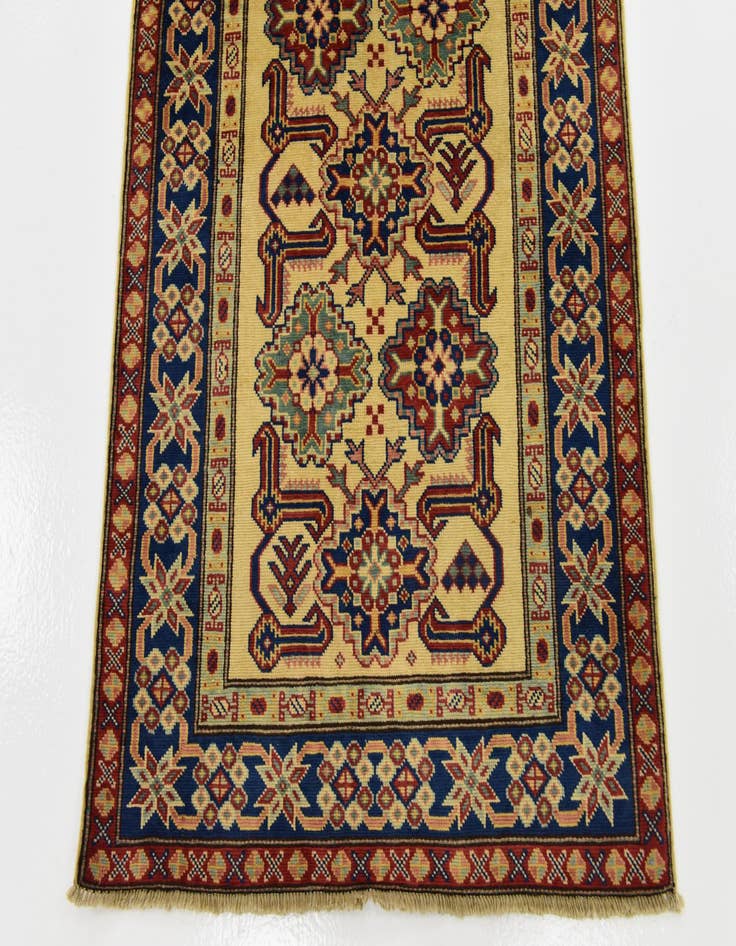 Detail image of  2' 9 x 9' 3  Hand Knotted Kazak Runner Rug