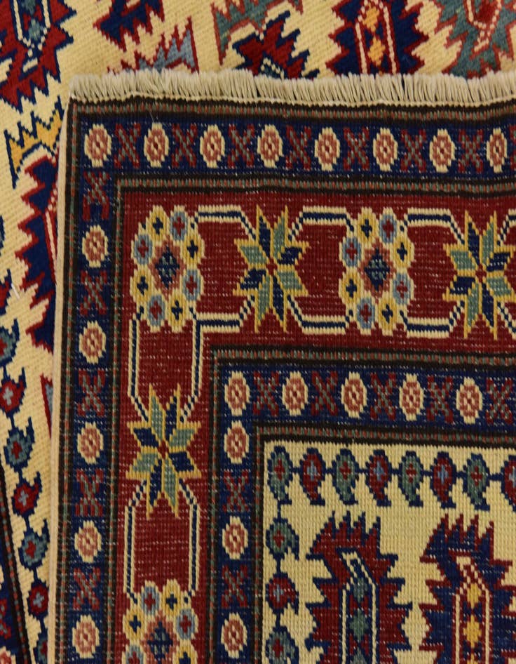 Detail image of  2' 10 x 10' 3  Hand Knotted Kazak Runner Rug
