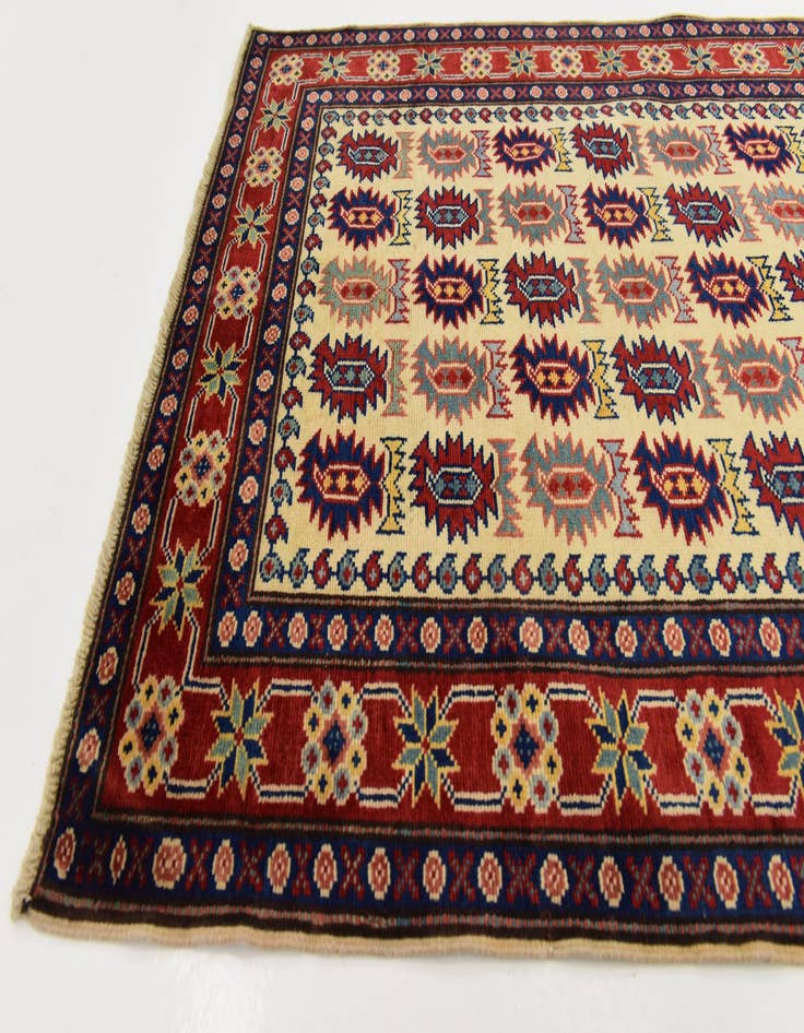 Detail image of  2' 10 x 10' 3  Hand Knotted Kazak Runner Rug