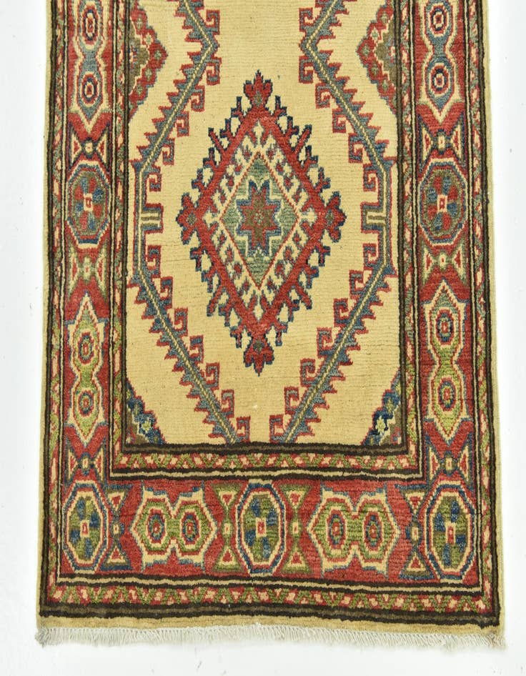 Detail image of  2' 9 x 9' 9  Hand Knotted Kazak Runner Rug