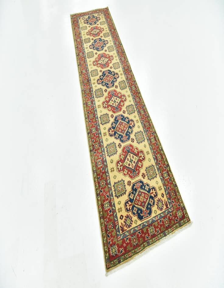 Detail image of  2' 9 x 9' 10  Hand Knotted Kazak Runner Rug