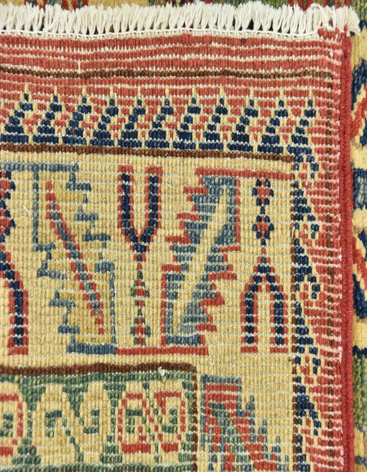 Detail image of  2' 8 x 9' 7  Hand Knotted Kazak Runner Rug
