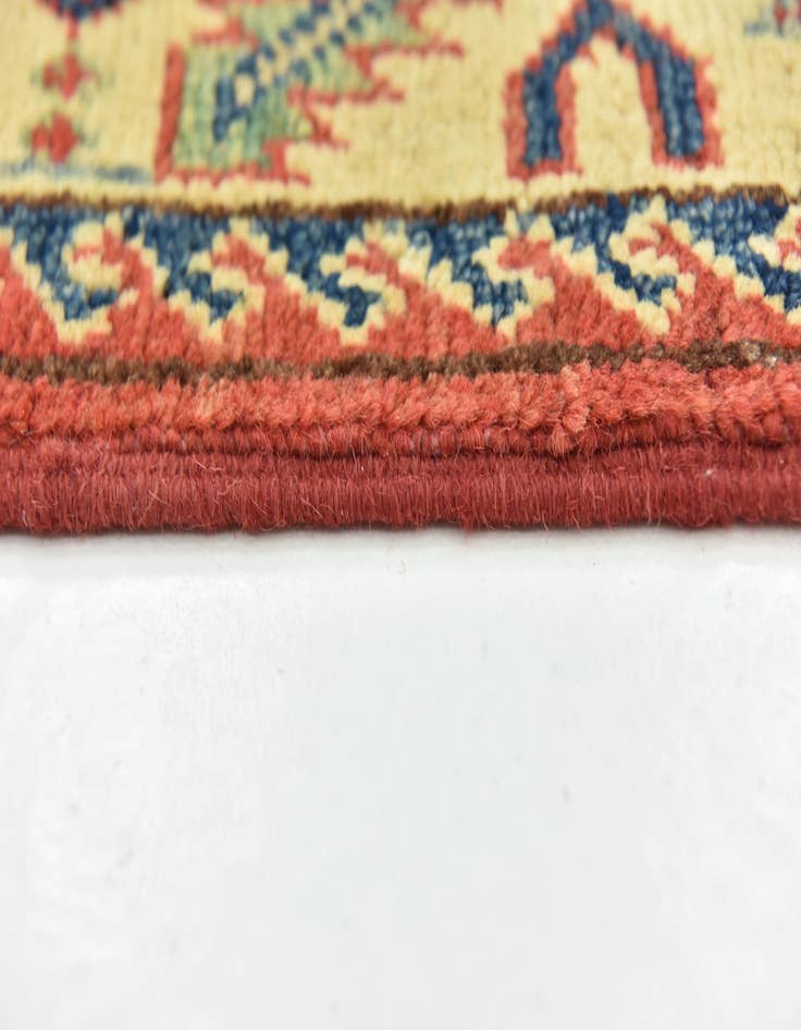 Detail image of  2' 8 x 9' 7  Hand Knotted Kazak Runner Rug
