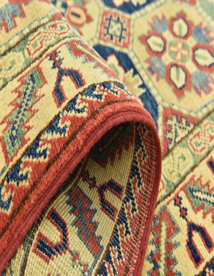 Detail image of  2' 8 x 9' 7  Hand Knotted Kazak Runner Rug