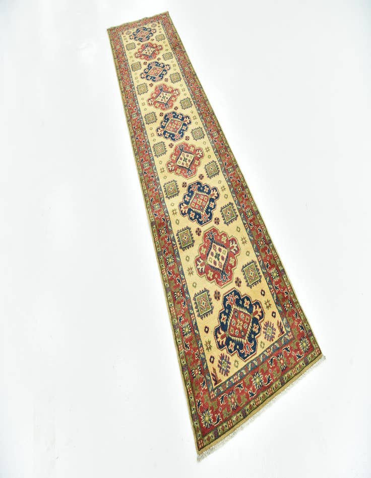 Detail image of  2' 9 x 9' 10  Hand Knotted Kazak Runner Rug